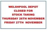 Closed for stock take