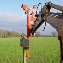 Digger Mounted Post Drivers